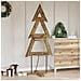 Albero di Natale Marrone 180 cm Legno massello di teak - Foto miniatura 4