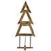 Albero di Natale Marrone 180 cm Legno massello di teak - Foto miniatura 5