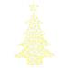 Albero di Natale con 100 LED Bianco caldo 120 cm Acrilico - Foto miniatura 2