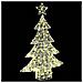 Albero di Natale con 100 LED Bianco caldo 120 cm Acrilico - Foto miniatura 3