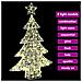 Albero di Natale con 100 LED Bianco caldo 120 cm Acrilico - Foto miniatura 7
