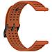 Cinturino In Silicone Liquido Da 22 Mm Compatibile Con Suunto Vertical 2 - Vari Colori Orange - Foto miniatura 2