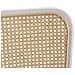 Set Di 2 Sedie Vesta Colore Bienco /rovere, Legno Massello E Rattan Naturale - Foto miniatura 6