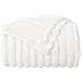 Coperte da Pile 6 pcs Bianco 200 x 150 cm Panno - Foto miniatura 5