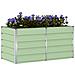 Fioriera Verde 160 x 80 x 75 cm Acciaio - Foto miniatura 3