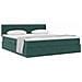 Letto con Contenitore Verde Scuro 160 x 200 cm Velluto - Foto miniatura 3