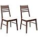Sedie da pranzo 2 pcs Marrone Chiaro 43 x 54 x 89 cm - Foto miniatura 1