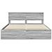 Struttura del letto con testiera Grigio Sonoma 200 x 200 cm - Foto miniatura 7