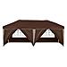 Tenda per feste a pop-up 575 x 288 x 245 cm Marrone - Foto miniatura 6
