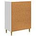 Credenza Bianco Lucido 66 x 34,5 x 90 cm Legno ingegnerizzato - Foto miniatura 6