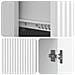 Credenza Bianco Lucido 66 x 34,5 x 90 cm Legno ingegnerizzato - Foto miniatura 7