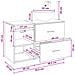 Set di mobili per il bagno 2 pcs Legno antico - Foto miniatura 9