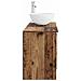 Set di mobili per il bagno 2 pcs Legno antico - Foto miniatura 5