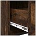 Comodini Rovere Fumo 40 x 36 x 70 cm Legno ingegnerizzato - Foto miniatura 8