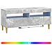 Mobile TV LED Grigio Cemento Legno ingegnerizzato - Foto miniatura 3