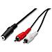 Cavo audio presa jack 3,5 stereo + 2 rca m - 1,5 mt - Foto miniatura 1