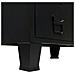 Armadio In Metallo In Stile Industriale 67x35x107 Cm Nero - Foto miniatura 5