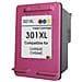 Cartuccia Hp 301c Xl Colore Compatibile Per Hp 1050,2050,2050s, 1000,3000.3050, j610a Ch564ee Capacita' 15ml (5mlx3)  - Foto miniatura 1