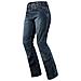 Jeans Donna Protezioni Ce Ginocchio Pantaloni Lady Moto Scooter Custom Blu 34 - Foto miniatura 1