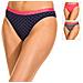 Confezione Da 3 Mutandine Slips Cotone Elasticizzato D4c17 Per Donna - Foto miniatura 8