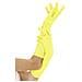 Guanti Lunghi Giallo Fluo Per Adulto - Foto miniatura 1