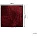 Tappeto Shaggy Rosso Scuro 200 X 200 Cm Evren - Foto miniatura 2