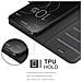 Custodia Compatibile Con Sony Xperia Xz1 Compact In Nero Carbone - Coperchio Protettiva Con Chiusura Magnetica, Funzione Stand E Tasca Per Le Carte - Foto miniatura 5