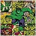 Comics, ""piazze Hulk"", Stampa Su Tela, Cotone, Multicolore, 1,8 Cm X 40 Cm X 40 Cm - Foto miniatura 1