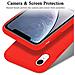 Cadorabo Custodia Compatibile Con Apple Iphone Xr In Liquid Rosso - Coperchio Protettivo In Silicone Tpu Flessibile - Foto miniatura 2
