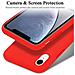 Cadorabo Custodia Compatibile Con Apple Iphone Xr In Liquid Rosso - Coperchio Protettivo In Silicone Tpu Flessibile - Foto miniatura 8