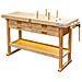 Banco Da Lavoro In Legno Officina Falegname 4 Cassetti Holzmann Wb162l - Foto miniatura 3