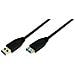 1m USB A - USB A 3.0 F / M, 3.0, USB A, USB A - Foto miniatura 2