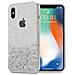 Cadorabo Custodia Compatibile Con Apple Iphone Xs Max In Trasparente Con Glitter - Coperchio Protettivo In Silicone Tpu Flessibile Con Glitter Scintillanti - Foto miniatura 1