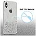 Cadorabo Custodia Compatibile Con Apple Iphone Xs Max In Trasparente Con Glitter - Coperchio Protettivo In Silicone Tpu Flessibile Con Glitter Scintillanti - Foto miniatura 4