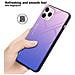 Custodia Compatibile Con Apple Iphone 11 Pro Max In Rosa - Blu - Coperchio Protettivo Bicolore In Vetro Temperato E Silicone Tpu - Foto miniatura 6