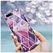 Custodia Compatibile Con Apple Iphone 8 Plus / 7 Plus / 7s Plus In Marmo Viola Onda No. 14 - Coperchio Protettivo In Silicone Tpu Con Motivo A Mosaico - Foto miniatura 7