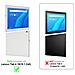 Custodia Per Tablet Compatibile Con Lenovo Tab 4 10 (10.1 Zoll) In Blu Scuro - Coperchio Protettivo A 360 Gradi Fatto Di Finta Pelle Con Funzione Di Stand E Banda Elastica - Foto miniatura 2