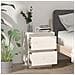 Comodini 2 Pz Bianchi 40x35x50 Cm In Legno Massello Di Pino - Foto miniatura 6