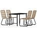 Set Mobili Da Pranzo Per Giardino 5 Pz Rovere - Foto miniatura 1