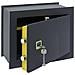Ideal 10 281350 Cassaforte A Muro Con Serratura A Chiave, Cassaforte Da Incaso A Parete Per Abitazioni, Alto Livello Di Sicurezza Facile Da Usare, 30 X 41 X 20 Cm, 15 L - Foto miniatura 3