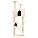 Albero Per Gatti Con Tiragraffi In Sisal Crema 153 Cm - Foto miniatura 2