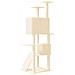 Albero Per Gatti Con Tiragraffi In Sisal Crema 153 Cm - Foto miniatura 4