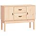 Credenza 110x40x78 Cm In Legno Massello Di Pino - Foto miniatura 2