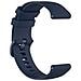 Cinturino Per Orologio In Silicone Blue 20 Mm - Foto miniatura 5