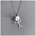 Collana Doodle Divertente Silver - Foto miniatura 2
