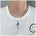 Collana Doodle Divertente Silver - Foto miniatura 4