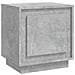 Comodino Grigio Cemento 44x35x45 Cm In Legno Multistrato - Foto miniatura 2