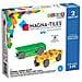 Macchinine Magna-tiles - Set Di Costruzioni Magnetiche Da 2 Pezzi Verde E Giallo, Il Marchio Di Costruzioni Magnetiche Originale - Foto miniatura 1