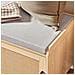 Panca Scarpiera Con 2 Porte Scorrevoli Naturale E Grigio 110x40x49cm Fsr154-n - Foto miniatura 3