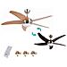 Ventilatore Da Soffitto Bastilipo Malibu 60w Pelle - Foto miniatura 4